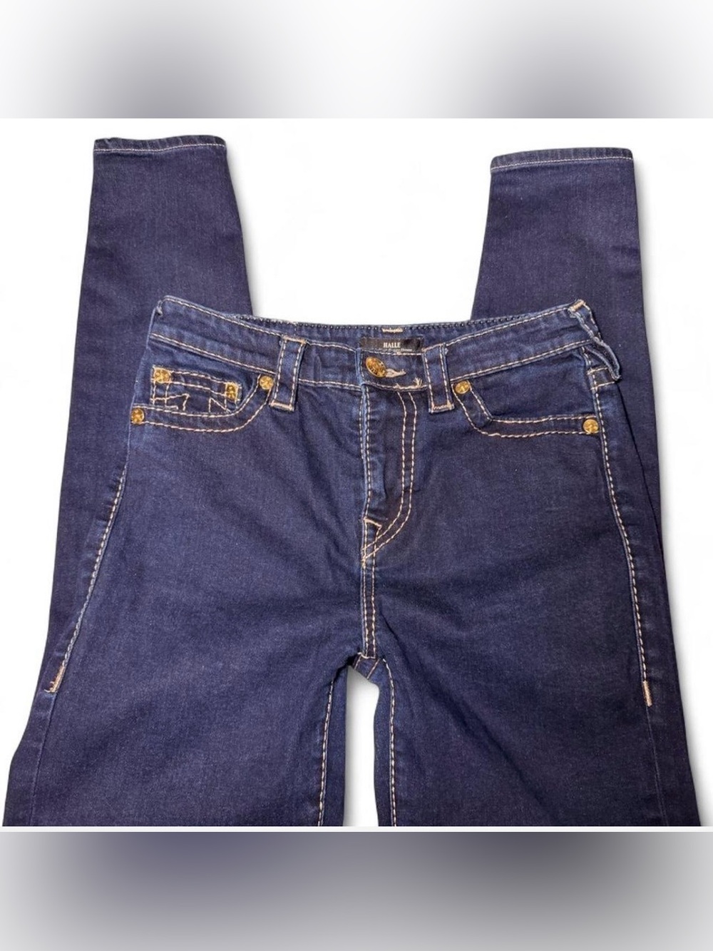 True Religion Women’s Dark High Rise Jeans